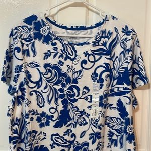 Croft & Barrow short sleeve Top, Size XXL, NWT